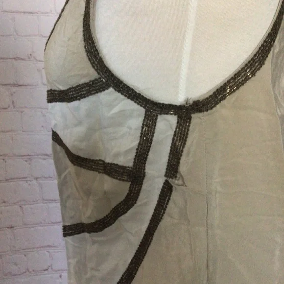 Kimchi Blue Geometric Beaded Sleeveless Dress - Size Medium - Picture 6 of 9